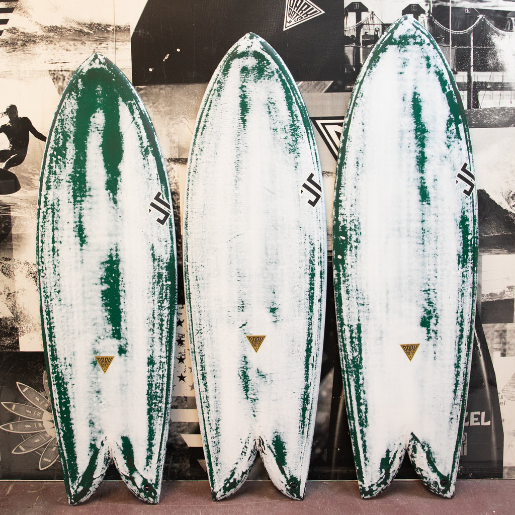 JT Vegan Fish Green Patina Surfboard | Dark Arts Surf