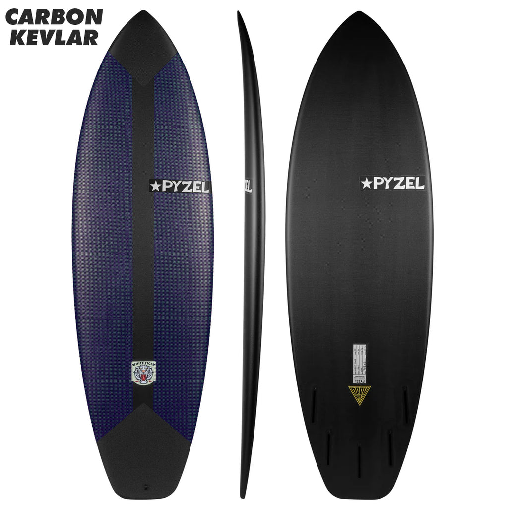 サーフボード PYZEL SURFBOARDS パイゼル ホワイトタイガー