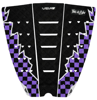 THIS IS LIVIN Explorer 3 Piece Pad - Purple Checkered/Night